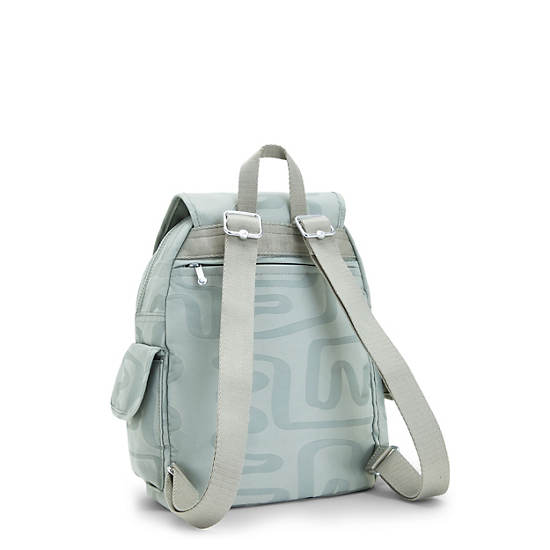 Sacs À Dos Kipling City Pack Small Classiche Printed Turquoise | FR 1711EB